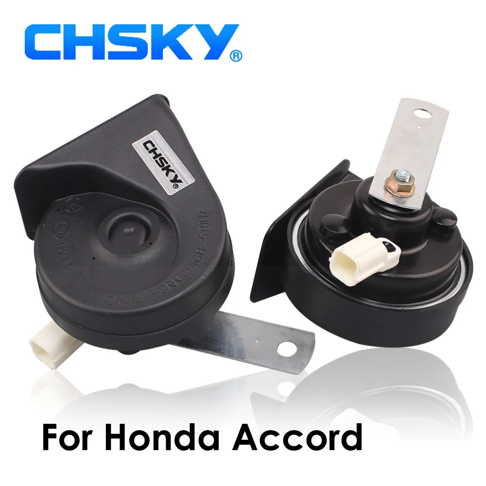 

CHSKY Car Horn Snail type Horn For Honda Accord 2003 to NOW 12V Loudness 110-129db Auto Horn Long Life Time High Low Klaxon