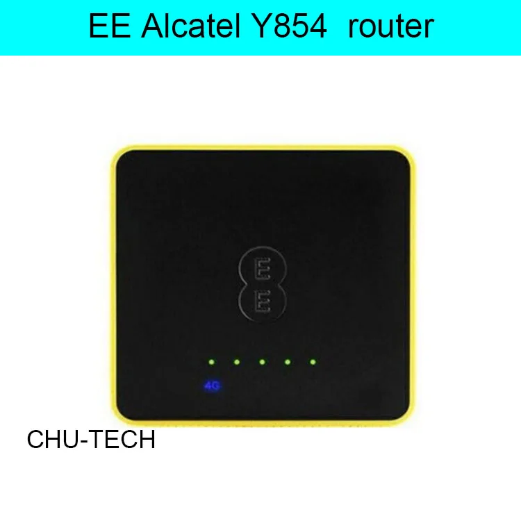 

Unlocked EE Alcatel Y854 4G Mobile Broadband WiFi Black/Yellow router FDD800/1800/2600MHZ 3G UMTS PK Y800 Y855