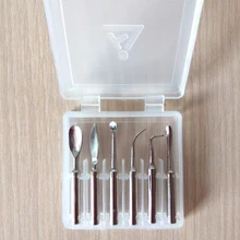 6 шт./комплект, корейский стиль Электрический воск нож лезвие, долото, graver ультра-тонкий Электрический воск нож наконечник