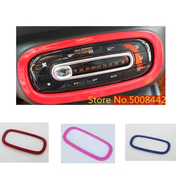 

For Benz smart fortwo forfour 2015 2016 2017 2018 Car inner trim conditioning middle air condition switch outlet vent hoods 1pcs