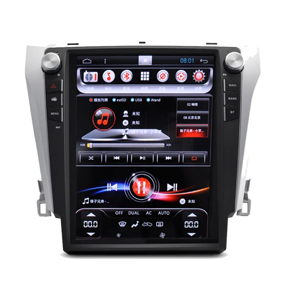 Vertical screen 12.1inch for camry Car PC stereo head unit vedio audio in t3 solution android 6.0 with gps navigation | Автомобили и