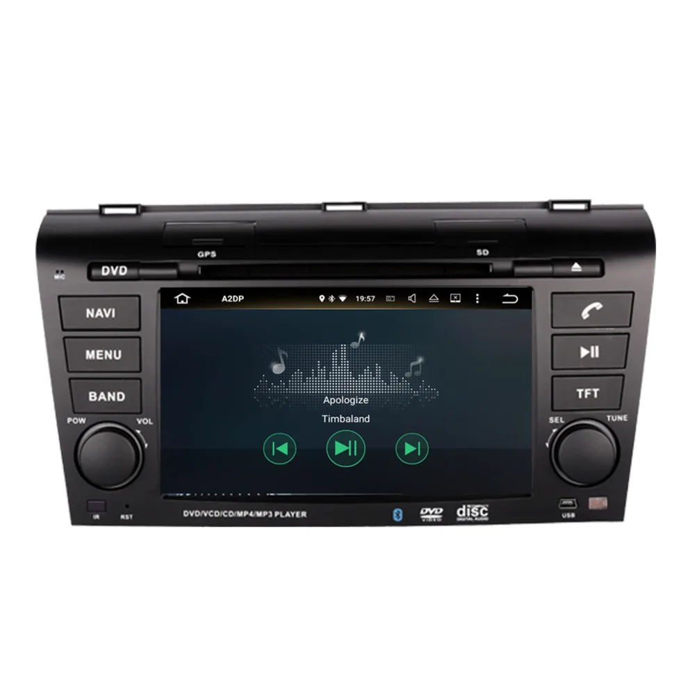 Best Android 8.0 Octa Core 4GB RAM Car PC DVD Head Unit with Bluetooth For Mazda 3 2004 2005 2006 2007 2008 2009 Radio Stereo Wifi 4