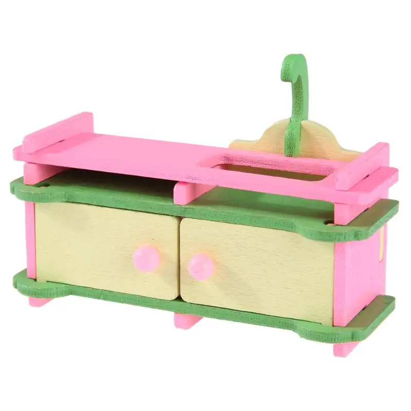 HOT SALE 1 set Baby Wooden Dollhouse Furniture Dolls House Miniature Child Play Toys Gifts #12 HOT SALE 1 set Baby Wooden Dollhouse Furniture Dolls House Miniature Child Play Toys Gifts #12