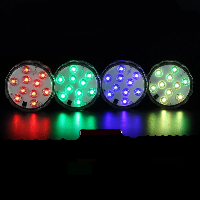 Аккумуляторная аквариумная светодиодсветодиодный лампа RGB с дистанционным