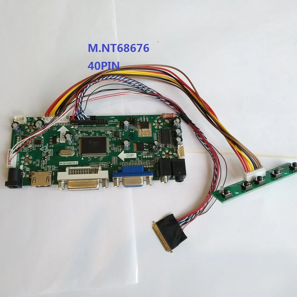 

Kit For HB140WX1-500 DIY 2019 Driver Panel Screen 14" Controller board BOE Display VGA HDMI 1366X768 DVI Audio LCD LED