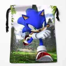 Fl-Q100 New Sonic #1 Custom Printed receive bag Bag Compression Type drawstring bags size 18X22cm 711-#Fl100