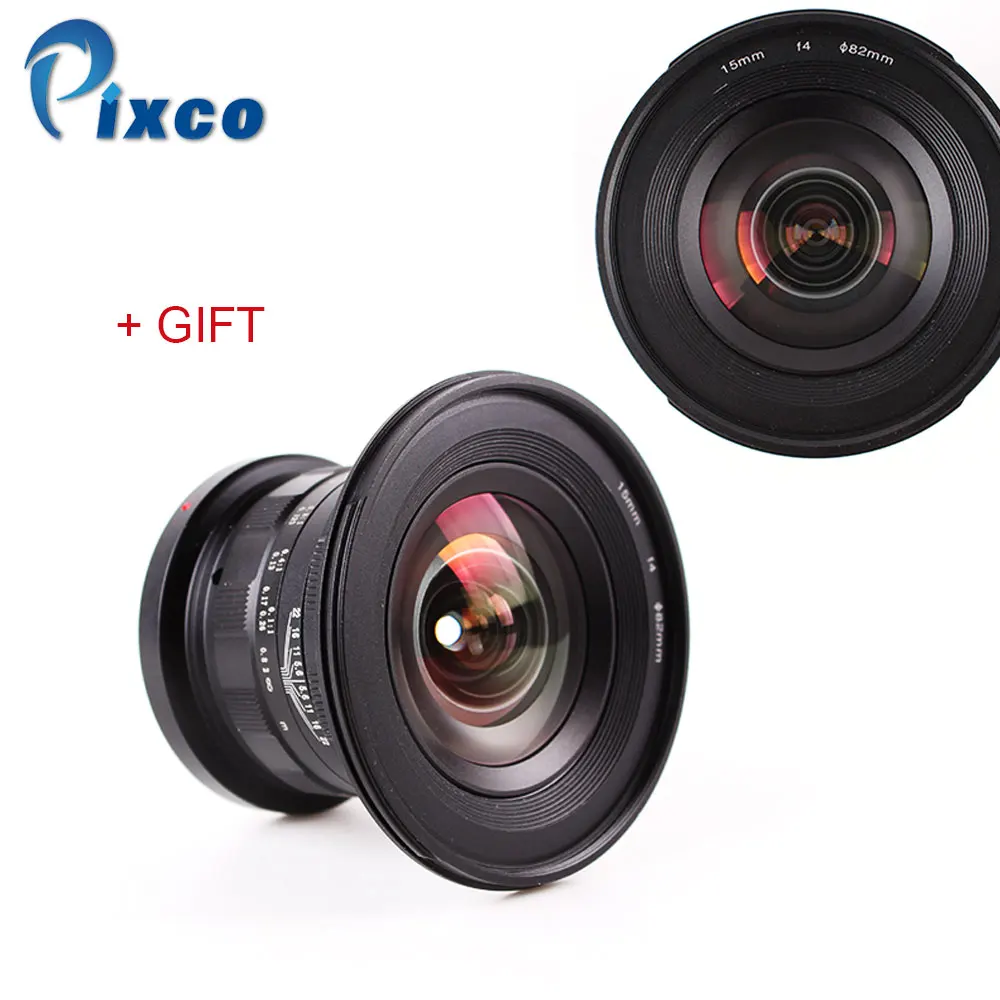 Adplo 15mm f/4 подходит для цифровой зеркальной камеры Nikon Canon Pentax Digital SLR камеры f/4,0 F4 ультра Широкий формат объектива+ подарок D7200, D7100, D5600, D5500