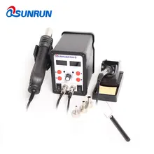 8586D BGA паяльная станция Электрический паяльник инструмент для ремонта LCD горячий воздух пистолет сварки инструмент газовой горелки