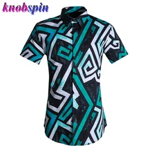 Европейская Модная брендовая деловая Мужская рубашка новая одежда с короткими рукавами хлопковые рубашки мужские тонкие мужские рубашки