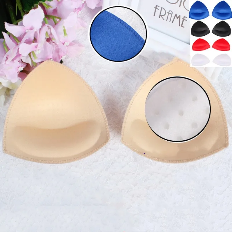 

1 Pair Summer Inserts Nipple Cover Sponge Foam Bra Pads Swimsuit Padding Women Chest Cups Breast Bra Bikini Inserts Chest Pad