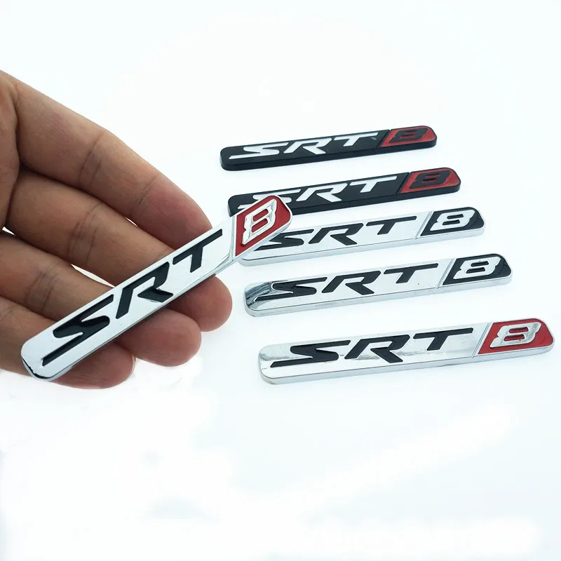 CDIY 2 шт. автомобильный Стайлинг SRT8 логотип эмблема 3D металл личность авто