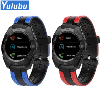 

Yulubu 2018 L3 Bluetooth calls MTK2502 Smart Watch Heart Rate Monitor Multi-sports Mode Smartwatch with Double-color Strap