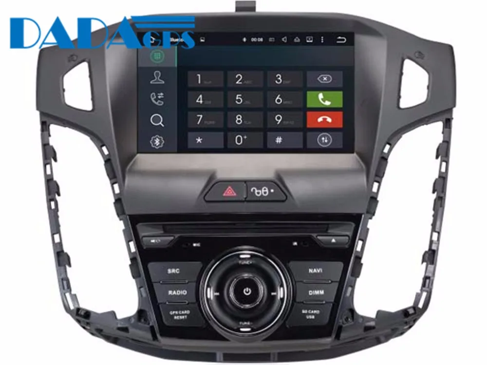 Flash Deal 8inch Android 7.1 Car Radio DVD Player GPS Headunit for Ford Focus III 2012 2013 2014 Car Stereo Audio Multimedia Audio Satnav 1