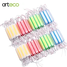 20 шт./лот DC 12 В светодиодный модуль белый/теплый белый/красный/зеленый/синий/розовый/желтый Водонепроницаемый для канала знак рекламы подсветка