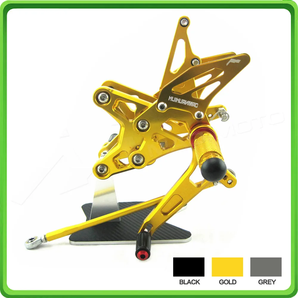 Adjustable Rearsets Rear set sets Foot Rest Pegs Pedal For Kawasaki