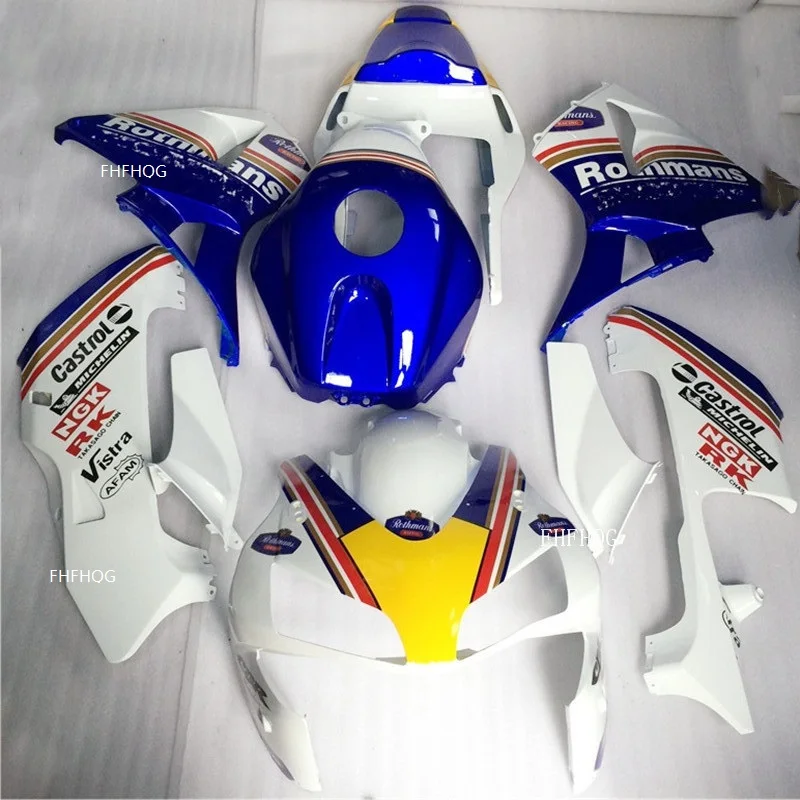 Мотоцикл обтекатель комплект для HONDA CBR600RR F5 03 04 CBR 600 RR 2003 2004 ABS белый/синий