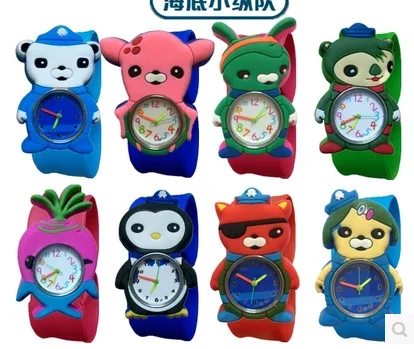 2017 new kids slap watches children cartoon slap silicone The Octonauts watches 2017 new kids slap watches children cartoon slap silicone The Octonauts watches
