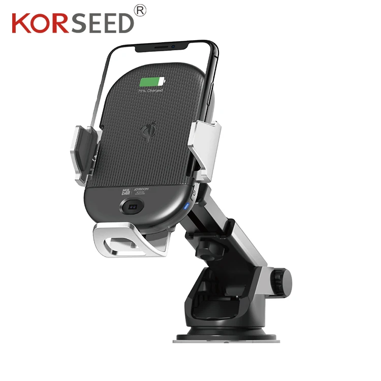 

KORSEED intelligent vehicle-mounted wireless charging support outlet mobile phone navigation frame infrared sensor support