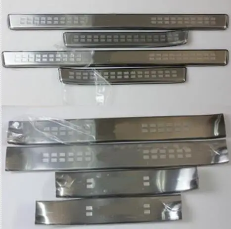 

Car Styling for Toyota land cruiser prado accessories 10-18 auto door sill protector sills scuff plate guard thresholds