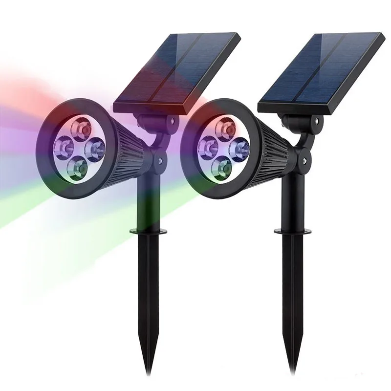 Aliexpress.com : Buy 2PCS Solar Light 4LEDs RGB Color changeable