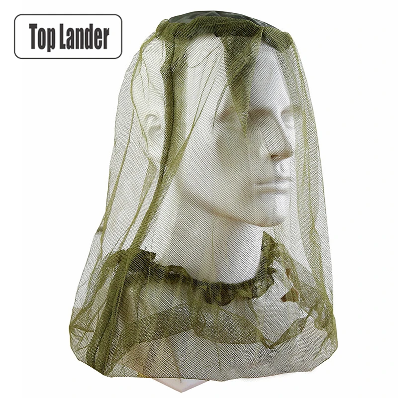 Mosquito Hat Net Protector Face Hat Portable Bee Veil Insect Anti Bug Mesh Outdoor Fishing Folding Head Net Apiculture