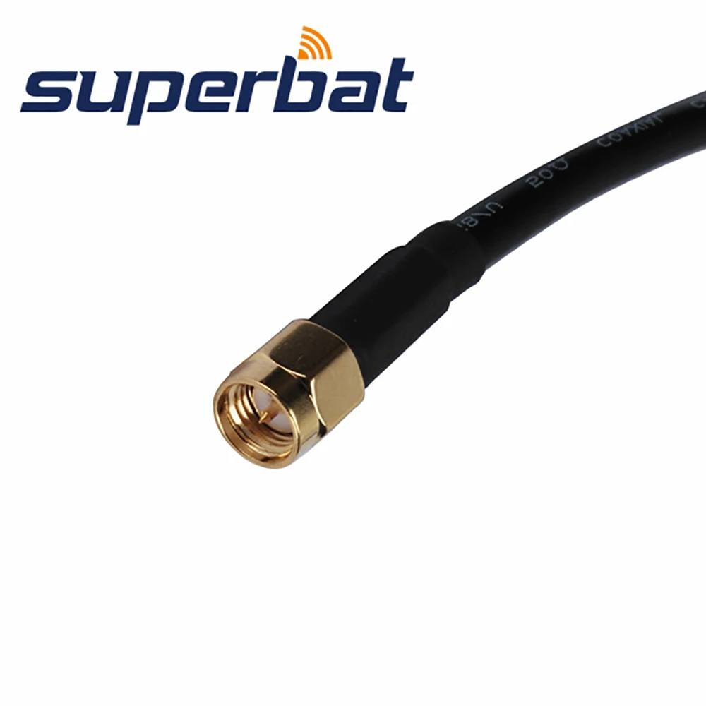 UHF Female to SMA Male Coaxial Extension Cable for Ham Radio