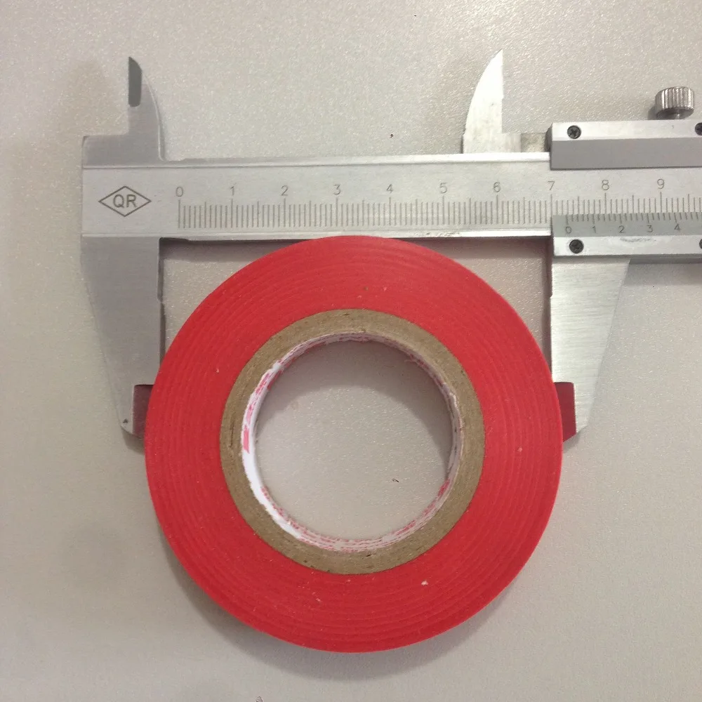 Red 15mm Width Pvc Plastic Cable Wrapping Insulation Electric