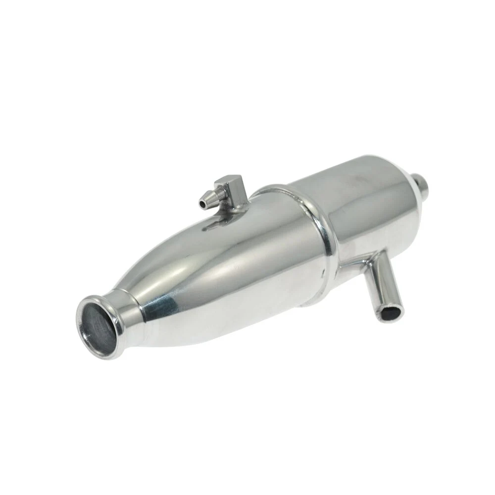 Exhaust Pipe Aluminium Alloy Tube Silencer for RC 1/10 HSP KYOSHO Nitro
