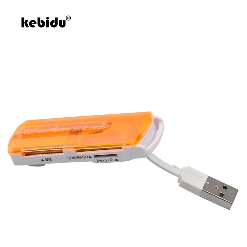 Карта памяти kebidu USB 2 0 Все в 1 мультикартридер мини Micro SD SDHC MS TF для ноутбука