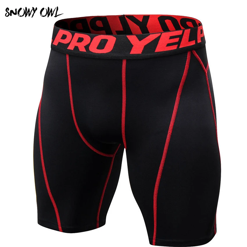 

2018 New Leggings Compression Brand Male Sports Fitness Shorts High Elastic Compression Basketball Mallas Hombre Running h19