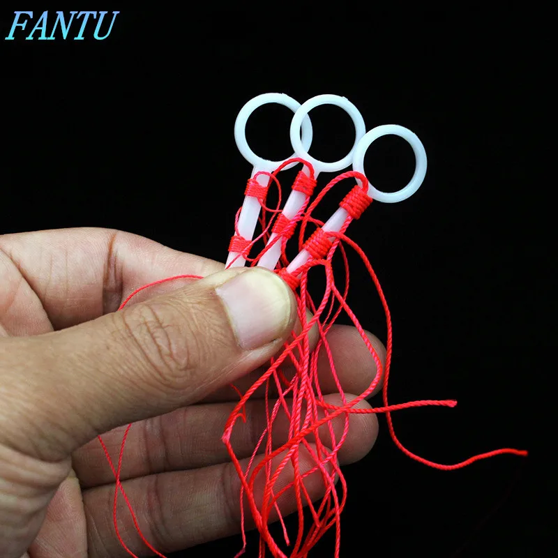 

FANTU Rocking Fishing Small Accessories Cotton Knotter Line Stop Soft Cotton Knot Tool Fishing Tackles 6 groups/bag