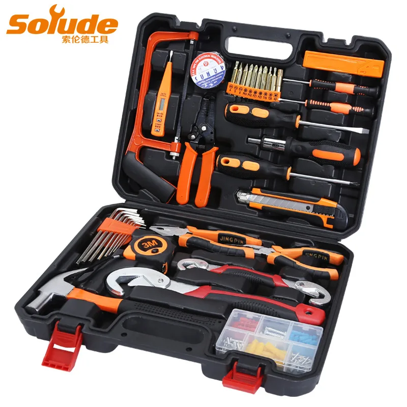

37pcs/38pcs Home Gifts Hardware Kit Tools Electrician Repair Toolbox Multi-function Combination Set Tool