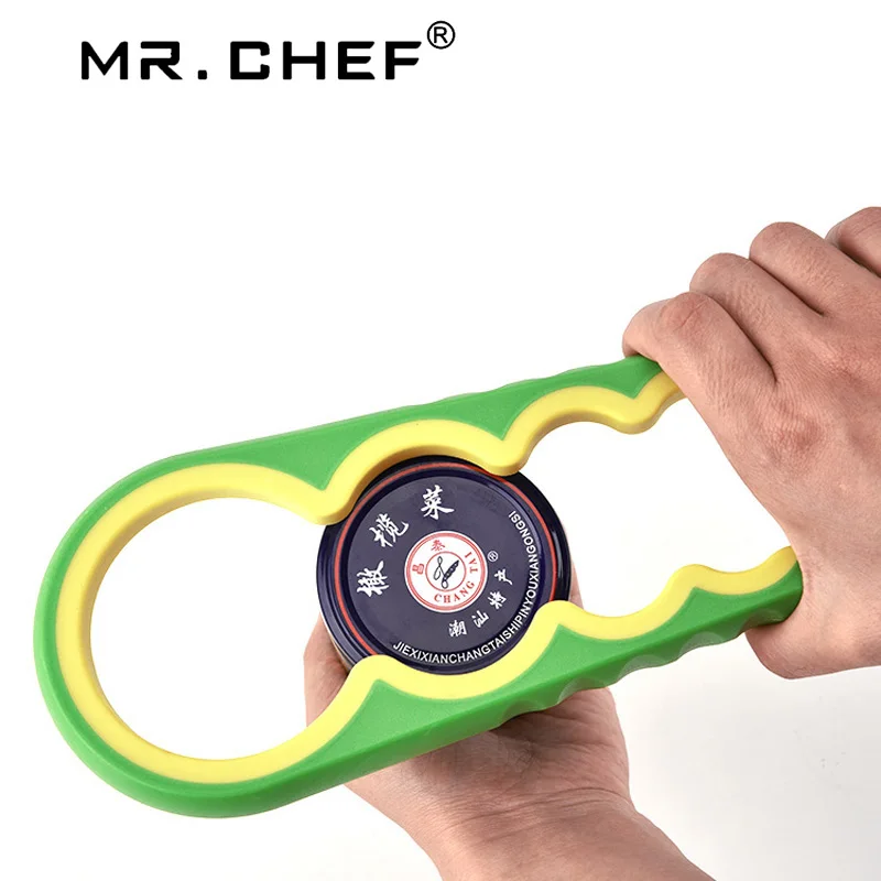 4 In 1 Jar Openers & Can Opener Multi Purpose Screw Cap Bottle Lid Grip