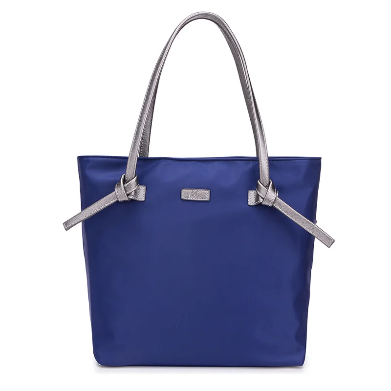 ФОТО KVKY Classic Famous Brands 5 Color Women Waterproof Casual Tote Female Large Capacity Handbags Lady Shopper Nylon Shoulder Bag
