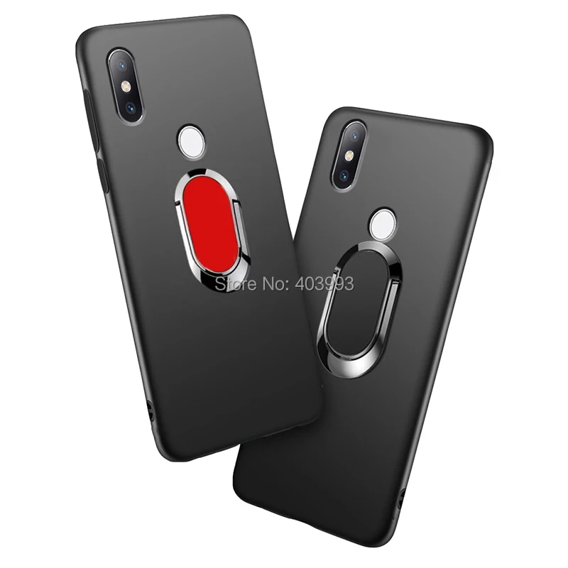 

Fundas For Oukitel C17 Pro Case 6.35" Soft Case Finger Ring Magnet Matte Protector Case For Oukitel C17 Pro