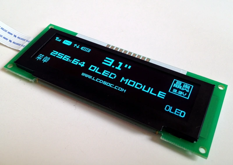 

3.1 inch OLED module 25664 blue 3.12 inch OLED LCD LCD segment vehicle