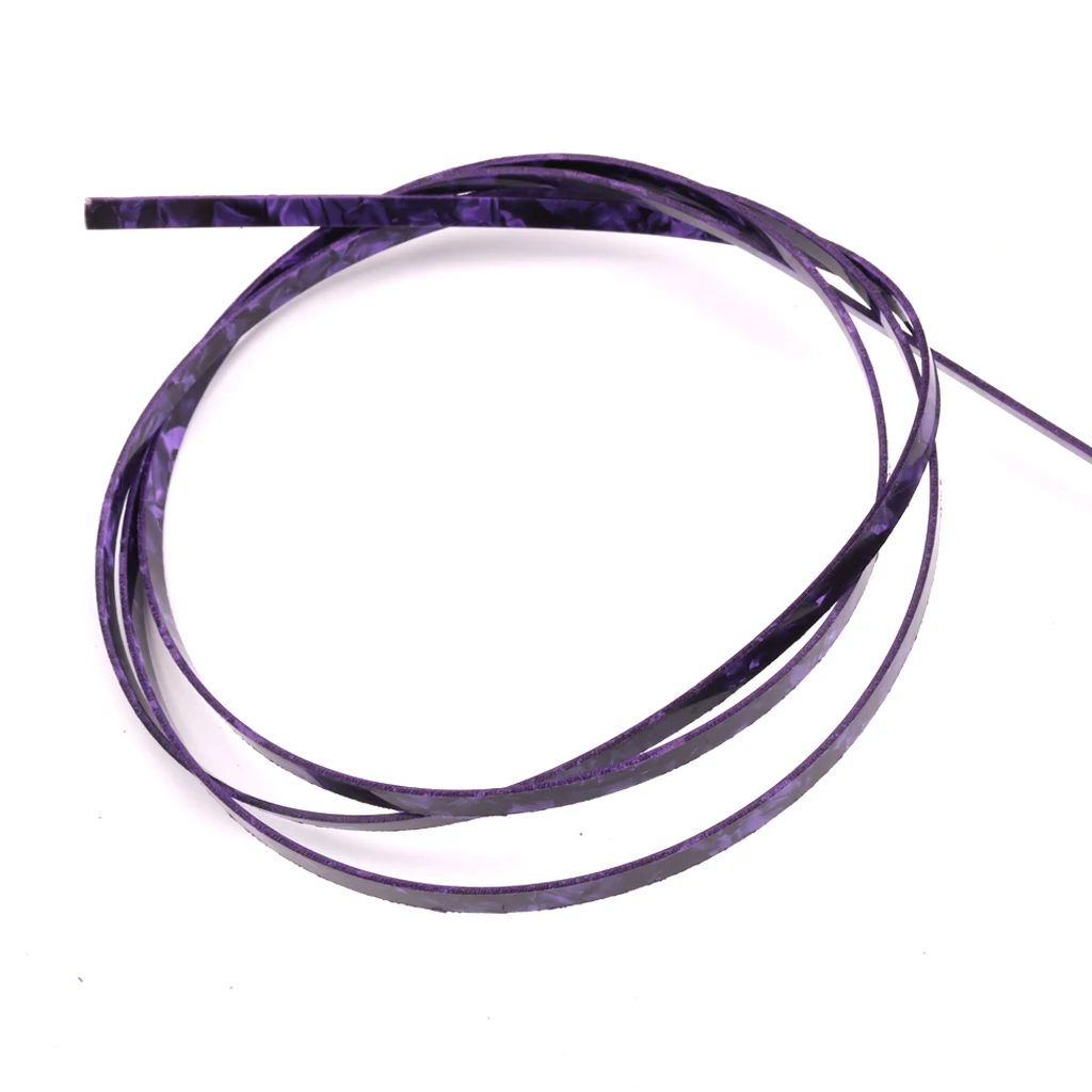Cool Purple Pearl Celluloid Guitar Binding Celluloid Guitar Binding Purfling Strip for Guitar Parts Accessories 1620x6x1.5mm