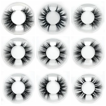 

3D Mink Lashes Custom Eyelash Packaging 100% Handmade Siberian Natural Mink Lashes