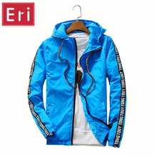 Jacken Männer Marke Kleidung UV Hohe Qualität Neue Trockene Jacke Mit Kapuze Frauen Jacke Mode Dünne Windjacke Paare Outwear 3XL X415