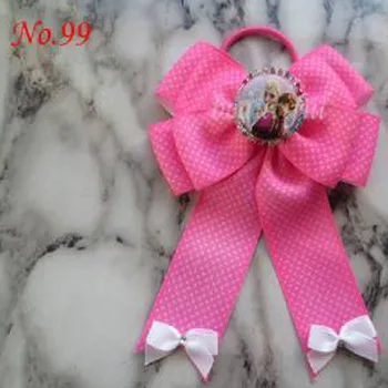 

16 pcs Girl Boutique 5x6.5 Grosgrain Ribbon Hair Bows WITH Clip, Dovetail HairBows Accessories