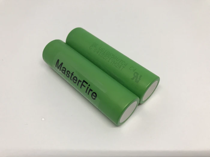 100 шт./лот MasterFire 18650 US18650VTC4 3,7 V 2100mAh 30A VTC4 Высокая дренажная аккумуляторная батарея для sony электронных сигарет
