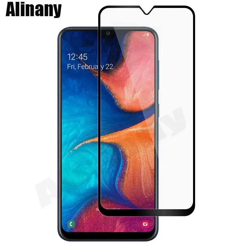 Защита экрана для Samsung Galaxy A20 полное покрытие закаленное стекло 2019 A205F A205 SM-A205F