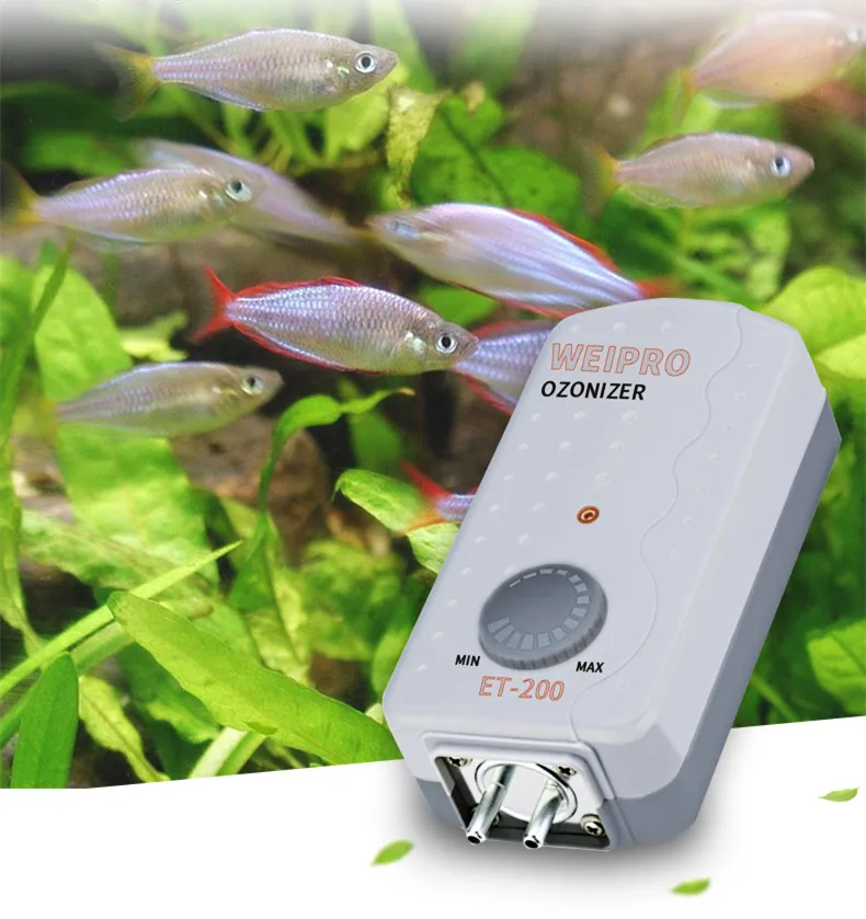

Aquarium Ozone Machine Fish Tank Ozone Generator Sterilization Ozonizer Used With Air Pump Or Protein Skimmer For Water Cleaning