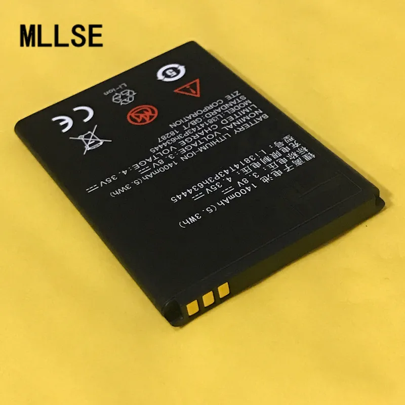 MLLSE 1400 мАч черный Li3814T43P3h634445 Аккумулятор для zte Blade A112 L110 V815W батарея мобильного телефона