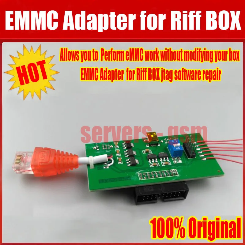 Новейшая работа eMMC без изменения коробки EMMC адаптер для Riff box jtag Инструменты для ремонта программного обеспечения