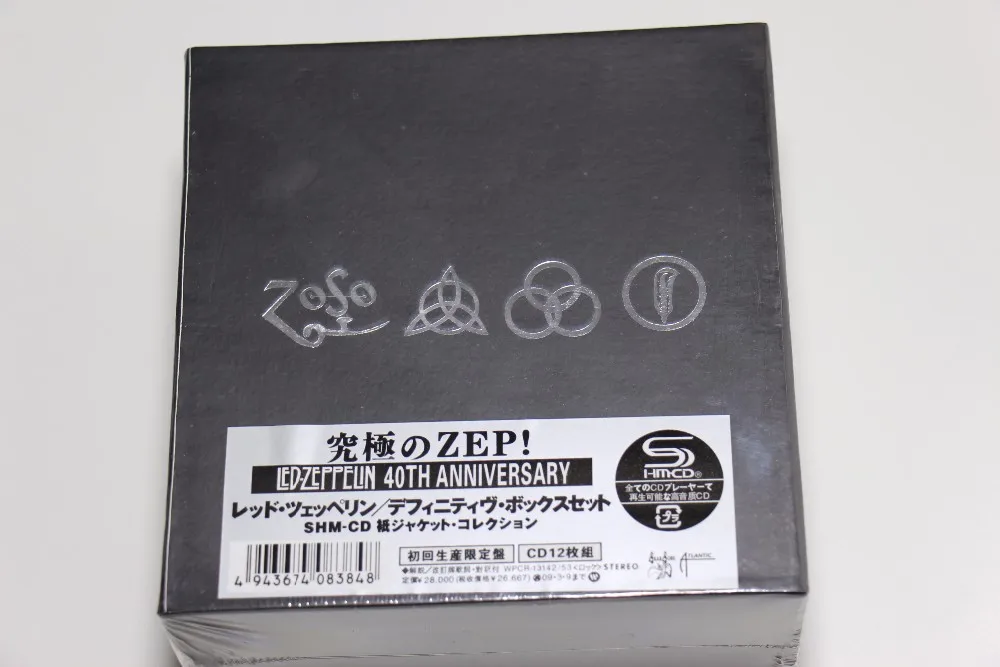 LED ZEPPELIN BOX SET 40TH YEARS ANNIVERSARY 12 CD Japan Edition Chinese Factory New Sealed Version Free shipping cd the doors l awoman 40th anniversary edition