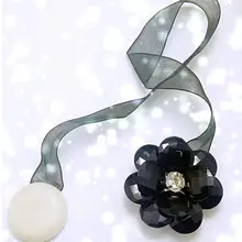 Цветочная форма магнитная пряжка для штор магнитные прихваты для занавесок держатель для окна занавески зажим держатель ремень аксессуары домашний декор