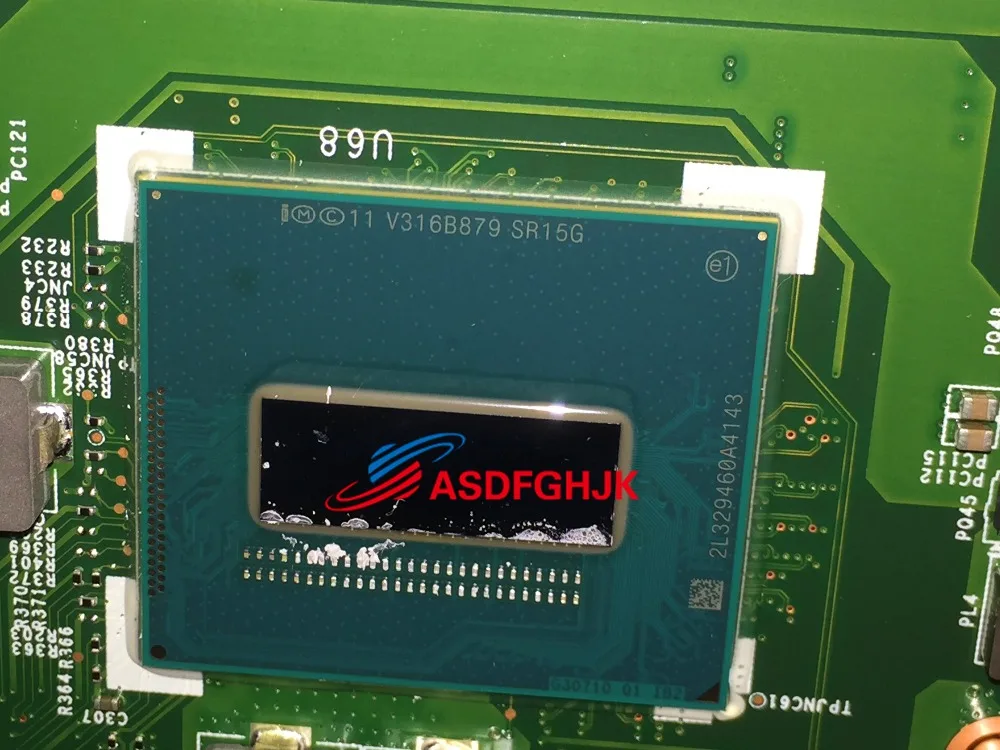 Оригинальная материнская плата для ноутбука MSI GE70 с ЦП и видеокартой ms 17591 rev 1 0 Test