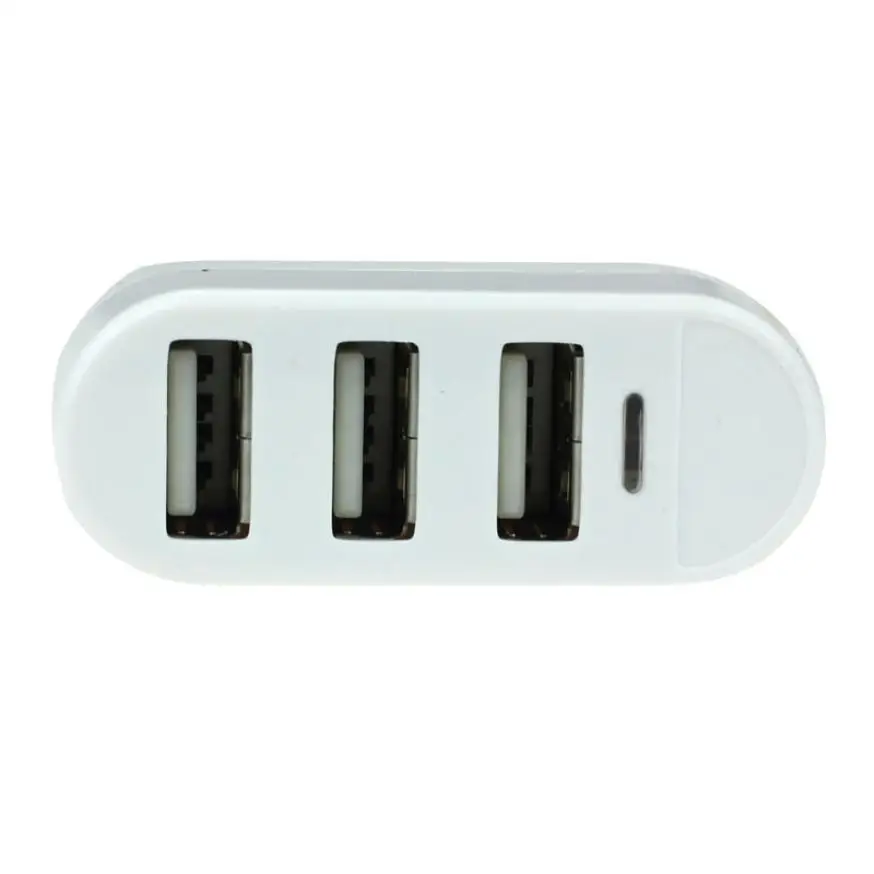 Фабричная цена 3 портовый КОНЦЕНТРАТОР USB 2 0 Мини Поворотный сплиттер адаптер для