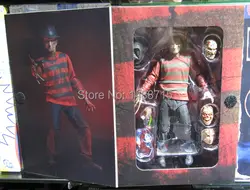 Горячие Фредди Classic Horror Плёнки Nightmare On ELM Street 30TH Юбилей Ultimate NECA 18 см фигурку новая коробка